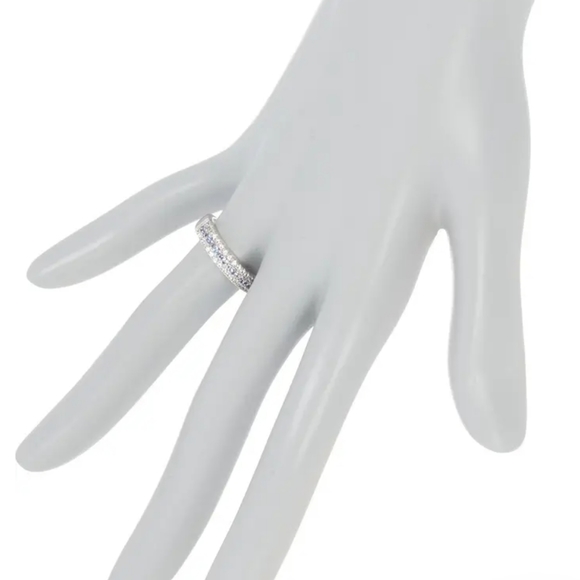 Sterling Silver Striped Sapphire Ring SUZY LEVIAN - Picture 3 of 7